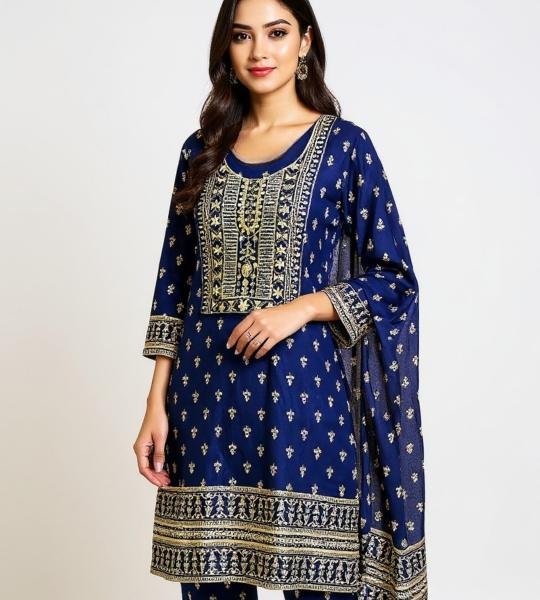 Indigo Salwar