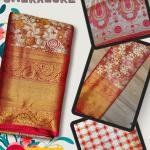 Salangai Copper Saree