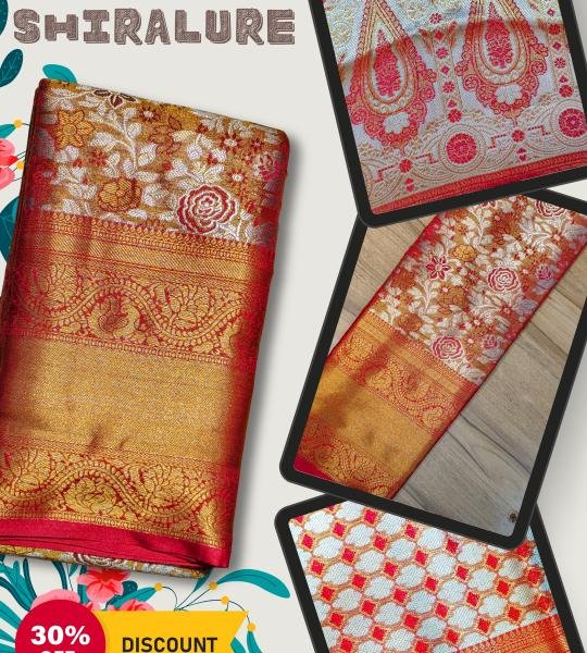 Salangai Copper Saree