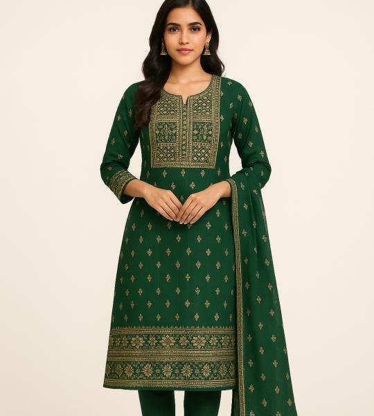 Green Zari Salwar