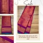 Rani Wine Saree