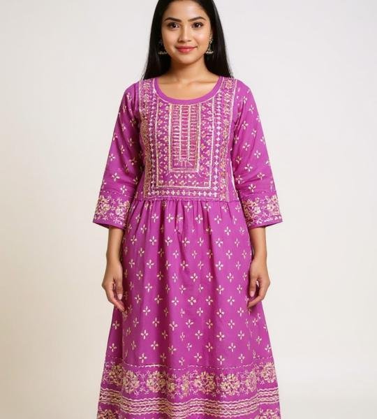 Rose Zari Salwar