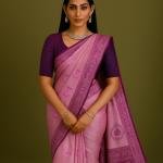 Lavanya Lilac Kanjivaram Saree