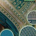 Deep Green Vine Saree