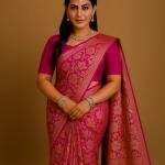 Crimson Petal Saree