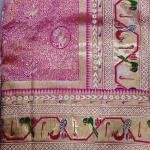 Rosewood Parrot Heritage Saree