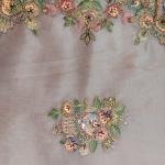 Moonlight Feather Aari Work Saree