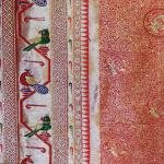 Ruby Parrot Heritage Saree