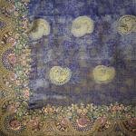 Velvet Night Floral Saree