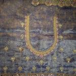 Velvet Night Floral Saree