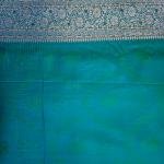 Ocean Gold Floral Saree