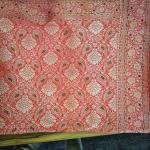 Majestic Maroon Flower Saree