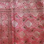 Majestic Maroon Flower Saree