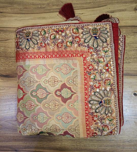 Peacock Heritage Zari Saree