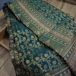 Deep Green Vine Saree