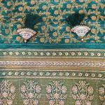 Deep Green Vine Saree